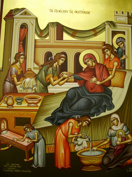 The birth of Holy Mary