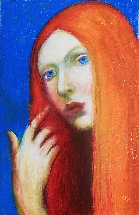 Girl with red hair
